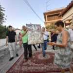 Περιφορά της Θαυματουργού εικόνας της Παναγίας στην Αγία Τριάδα Μπέρμπακα Αργολίδος