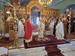 Ο εορτασμός της Aποτομής της Τιμίας Κεφαλής του Προδρόμου στην Ι. Μ. Κηφισίας