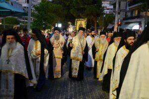 Μεθέορτος Εσπερινός και Λιτανεία στον Άγιο Αλέξανδρο Παλαιού Φαλήρου
