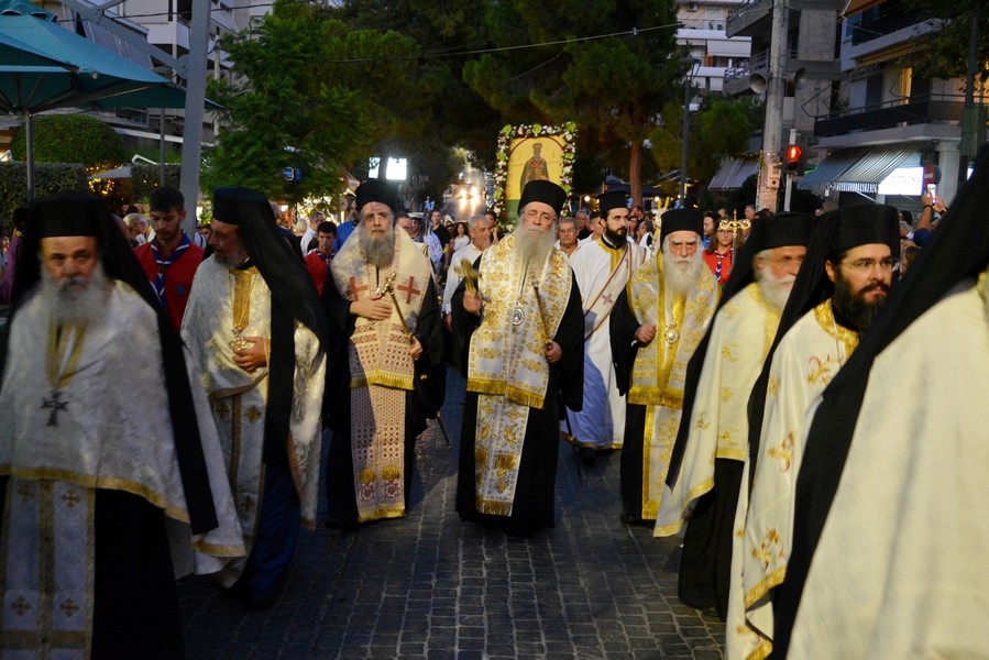 Μεθέορτος Εσπερινός και Λιτανεία στον Άγιο Αλέξανδρο Παλαιού Φαλήρου