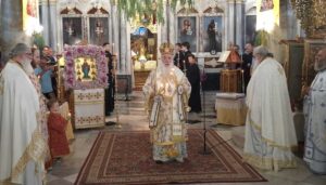 Με λαμπρότητα ἑορτάσθηκε ἡ Σύναξις τῶν Σαμίων Ἁγίων