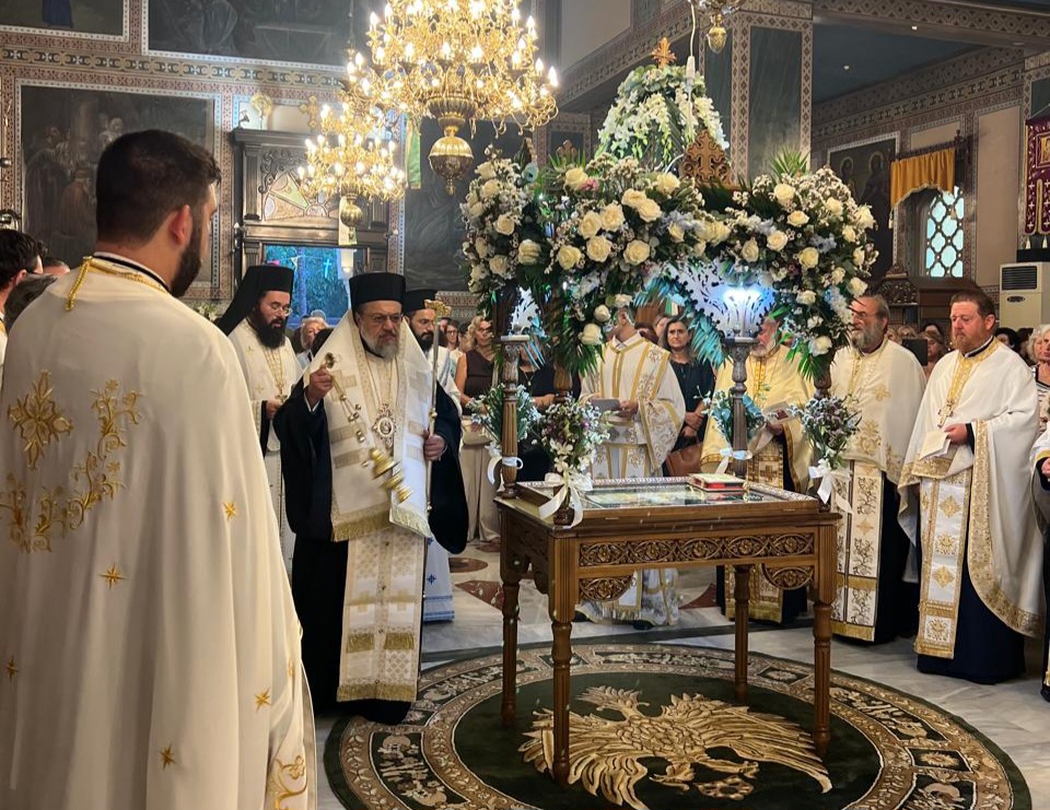 Ο Εσπερινός της Κοιμήσεως της Θεοτόκου στην Μεσσηνία