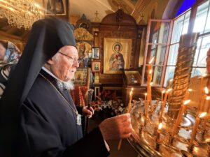 Ο Οικουμενικός Πατριάρχης στο πανηγυρίζον Μετόχι του Αγίου Παντελεήμονος στον Γαλατά