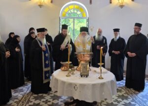 Αγιασμός των πρώτων ολοκληρωμένων κελιών της Παλαιάς I. Μονής Παναγίας Κάτω Ξενιάς