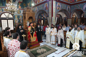 Πολυαρχιερατικός Εσπερινός για τα ονομαστήρια του Μητροπολίτη Άρτης Καλλινίκου