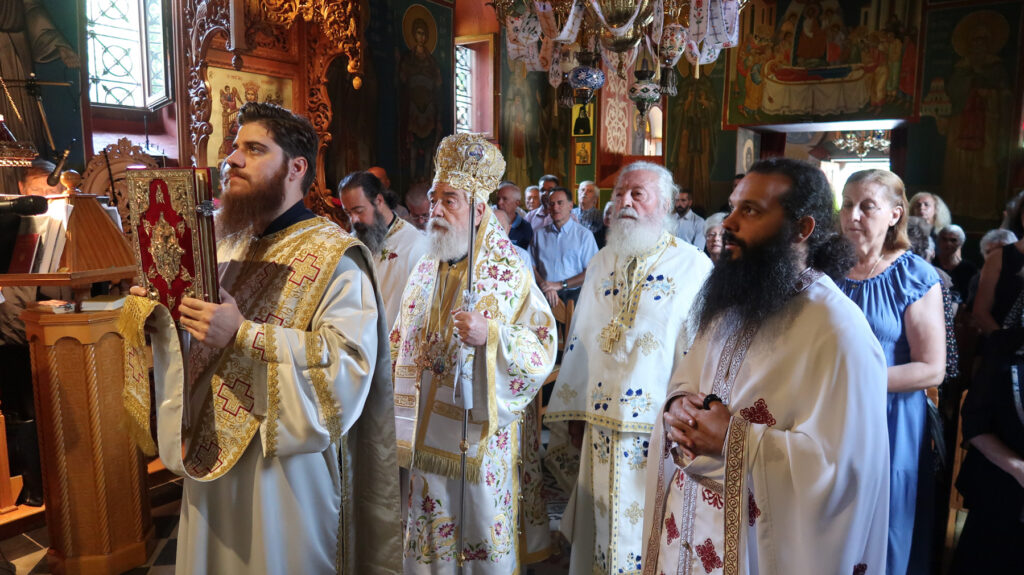 Εορτή της Αποτομής της Τιμίας Κεφαλής του Αγίου Ιωάννου του Προδρόμου στην Ι. Μ. Φωκίδος