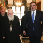 Συνάντηση Αρχιεπισκόπου με τον Υπουργό Εθνικής Οικονομίας και Οικονομικών Κυριάκο Πιερρακάκη