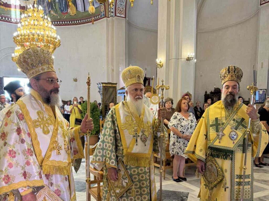 Η εορτή της Παγκοσμίου Υψώσεως του Τιμίου Σταυρού στη Σαντορίνη