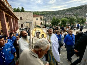 Υποδοχή της Παναγίας του Όρους των Ελαιών στο Ναύπλιο
