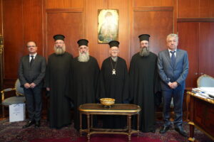 Αντιπροσωπεία της Ιεράς Επαρχιακής Συνόδου της εν Κρήτη Εκκλησίας στο Φανάρι