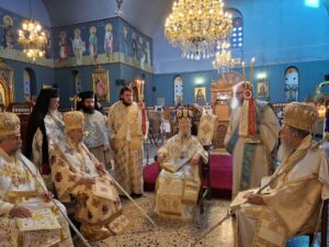 Πολυαρχιερατικός εορτασμός του Κυριακού του Αναχωρήτου στην Ι. Μ. Καρυστίας