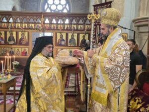Ο Επίσκοπος Μελιτηνής στην πανήγυρη του Οσίου Νεοφύτου του Εγκλείστου στο Northampton