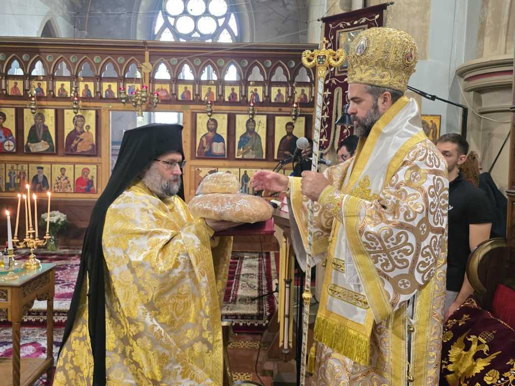 Ο Επίσκοπος Μελιτηνής στην πανήγυρη του Οσίου Νεοφύτου του Εγκλείστου στο Northampton