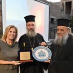 Εγκαίνια έκθεσης του πίνακα «Η ανατίναξη της Μονής Αρκαδίου» στην Ιερά Μονή Αρκαδίου