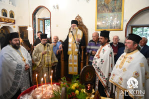 Αρχιερατικός Εσπερινός της Συλλήψεως του Τιμίου Προδρόμου στην Ι. Μητρόπολη Μαντινείας
