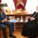 Επίσκεψη του Δημάρχου Αμοργού στον Αρχιεπίσκοπο Ιερώνυμο