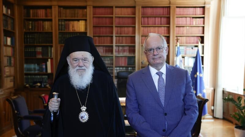 Συνάντηση Αρχιεπισκόπου Ιερωνύμου με τον Πρόεδρο της Δημοκρατίας