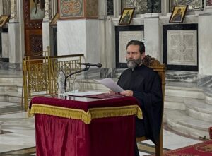 Ομιλία του Διευθυντή Στρατιωτικών Ιερέων στον Ι. Ναό Αγίου Δημητρίου Φαλήρου