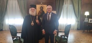 Ο Πρέσβης του Αζερμπαϊτζάν στην Αίγυπτο στο Πατριαρχείο Αλεξανδρείας