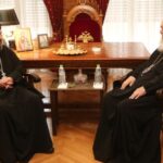 Ο Αρχιεπίσκοπος Αλβανίας επισκέφθηκε τον Αρχιεπίσκοπο κ. Ιερώνυμο