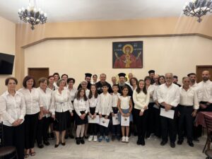 Αγιασμός Παραρτήματος Σχολής Βυζαντινής Μουσικής στον Σταυρό Χαλκιδικής