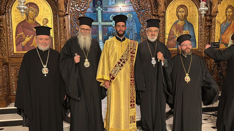 Ρασοφορία και Χειροτονία Διακόνου στην Ι. Μητρόπολη Τρίκκης