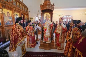 Αρχιερατικό συλλείτουργο στο Πέραμα Μυλοποτάμου για την εορτή του Αγίου Δημητρίου