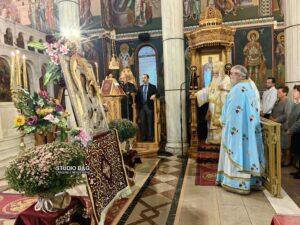 Αρχιερατική Θεία Λειτουργία στην Ευαγγελίστρια Ναυπλίου