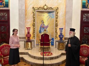 Η Πρέσβης της Ρουμανίας στο Πατριαρχείο Αλεξανδρείας