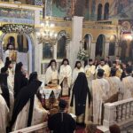 Πολυαρχιερατικός Εσπερινός Συνάξεως Παναγίας Βουρλιώτισσας και υποδοχή Τιμίου Ξύλου στη Ν. Φιλαδέλφεια