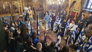 Η εορτή της Αγίας Σκέπης και η εθνική επέτειος της 28ης Οκτωβρίου στην Ι. Μ. Καστορίας