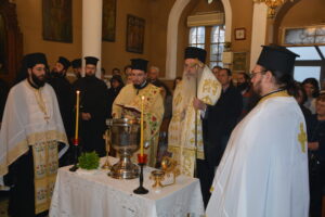Αγιασμός στη Σχολή Βυζαντινής Μουσικής της Ι. Μ. Μαντινείας