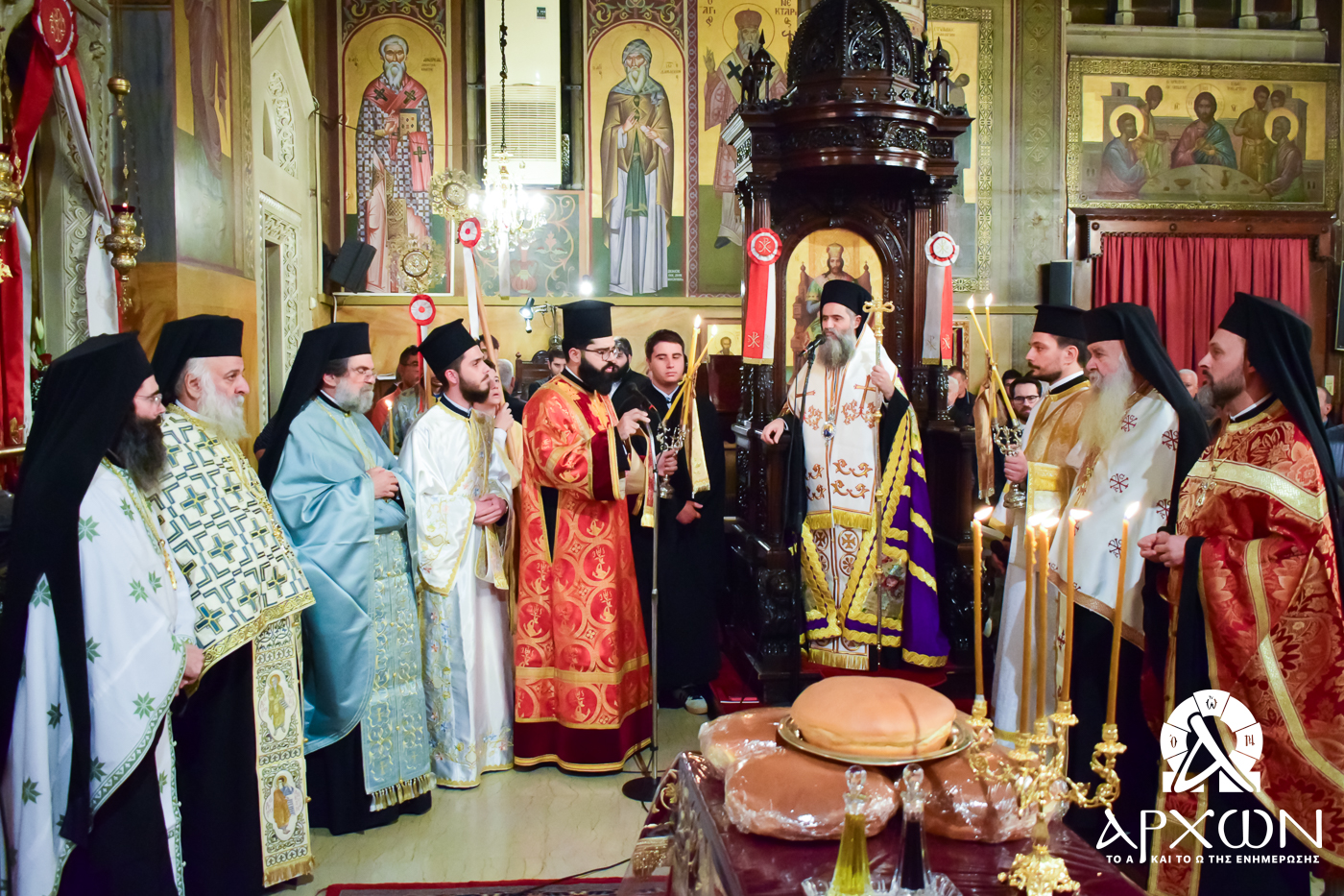 Πανηγυρικός Εσπερινός στον Ι. Ναό Ευαγγελιστού Λουκά Πατησίων