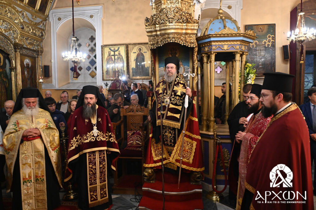 Πανηγυρικός Αρχιερατικός Εσπερινός του Αγίου Δημητρίου στην Τρίπολη