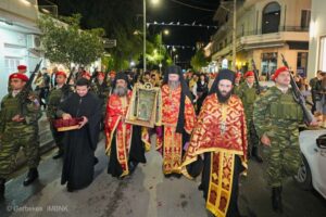 Λαμπρή λιτανεία των Αγίων Τεσσάρων Νεομαρτύρων και της Παναγίας Σουμελά στο Ρέθυμνο