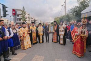 Πάνδημη υποδοχή της Παναγίας Σουμελά και Ι. Λειψάνων του Αγίου Δημητρίου στο Ρέθυμνο